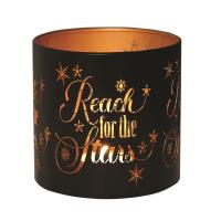 Aroma Black & Gold Reach for the Stars Jar Sleeve & Wax Melt Warmer Extra Image 2 Preview